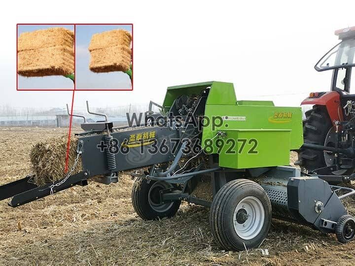 Square cutter and baler
