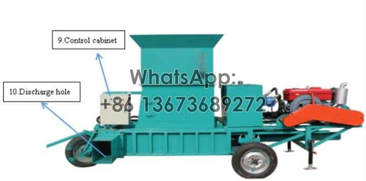 Structure of hydraulic baler